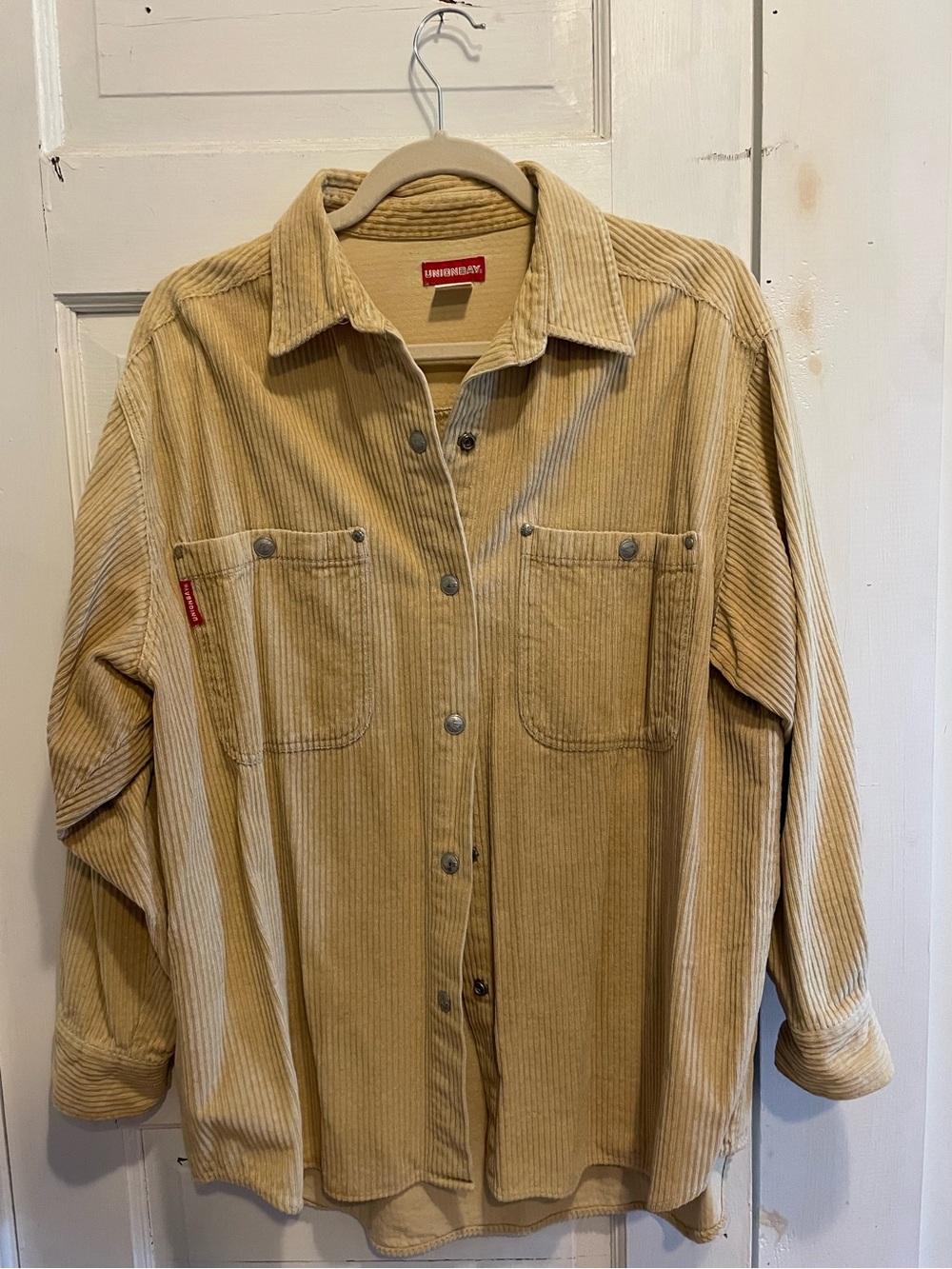 Unionbay 100% Cotton Wide Wale Corduroy Shirt Jacket Medium